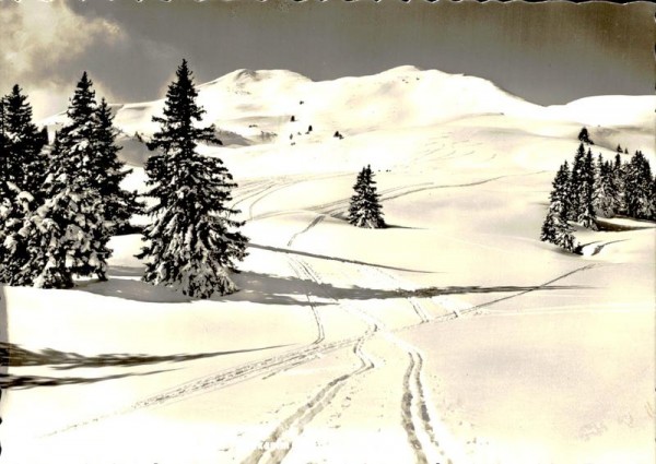 Flumserberg: Aufstieg zum Prodkamm Vorderseite