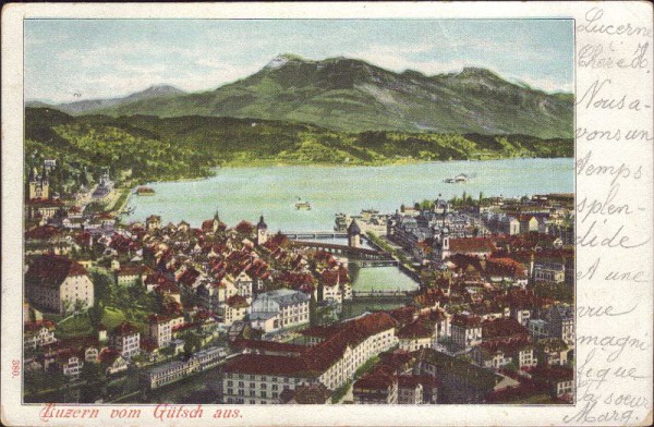 Luzern, vom Gütsch aus