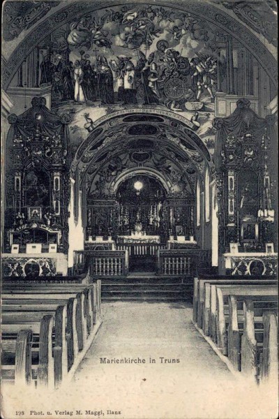 Marienkirche in Truns Vorderseite