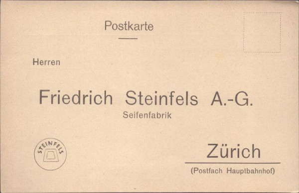 Friedrich Steinfels AG Zürich