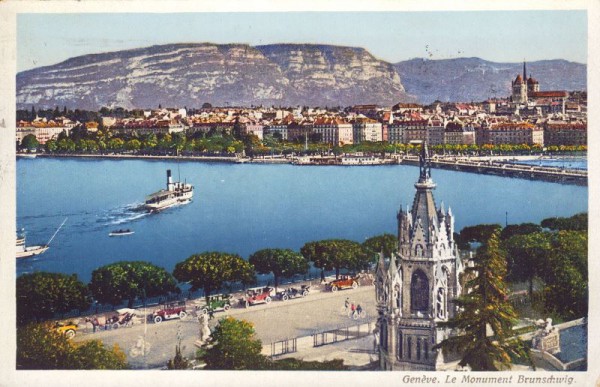 Genève. Le monument Brunschwig