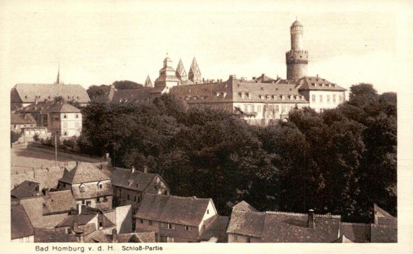 Bad Homburg, Schloss-Partie Vorderseite