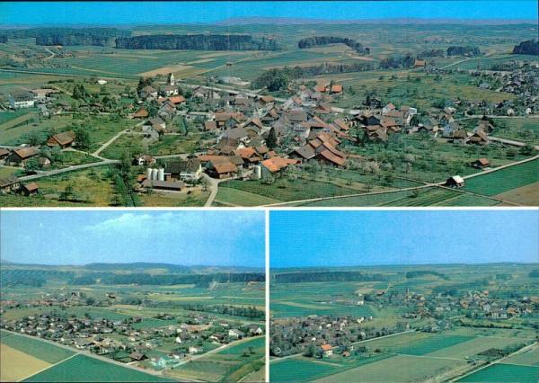 Hettlingen, Flugaufnahme Vorderseite