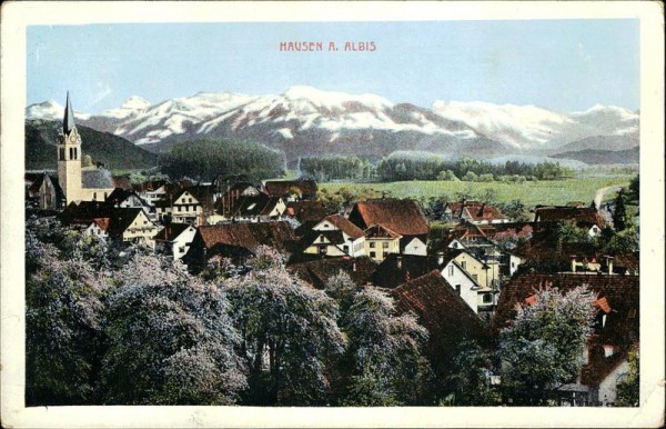 Hausen am Albis Vorderseite