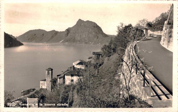 Gandria e la Nuova Strada. 1944 Vorderseite