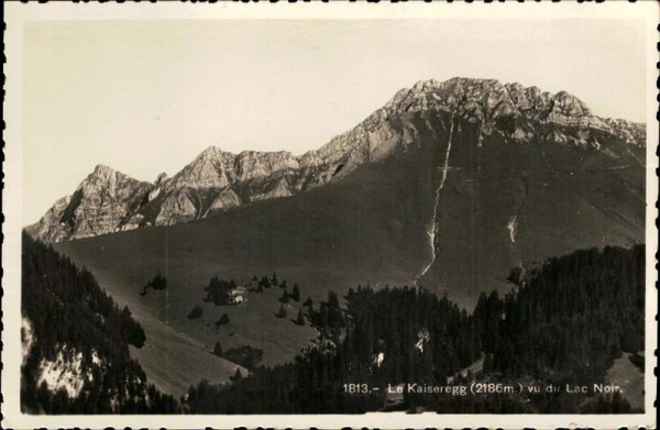 Le Kaiseregg vu du Lac Noir Vorderseite
