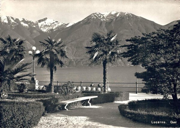 Lugano. Quai Vorderseite