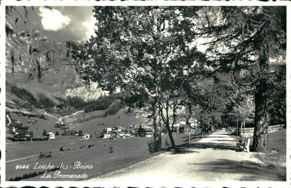Loèche - les - Bains, La Promenade Vorderseite