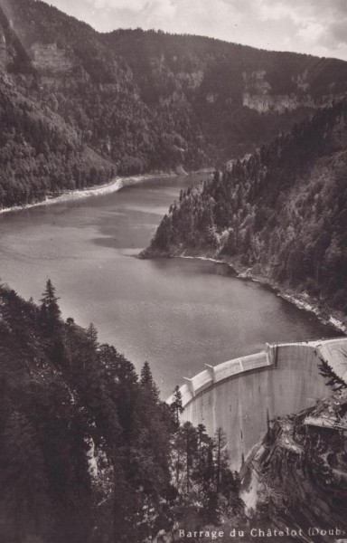 Barrage du Châtelot (Doubs) Vorderseite