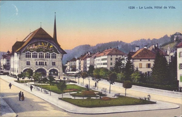 Le Locle. Hotel de Ville. Vorderseite