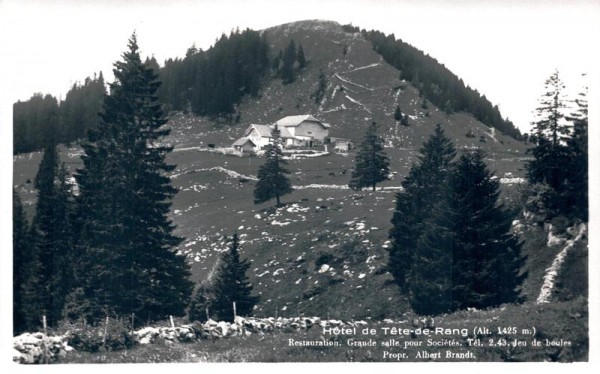 Hotel de Téte de Rang Vorderseite