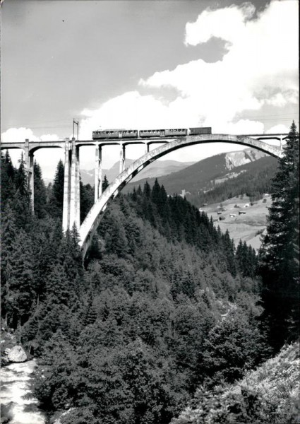 Langwieserviadukt bei Arosa Vorderseite