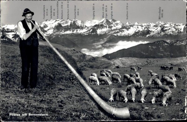 Pilatus, Alphornbläser Vorderseite