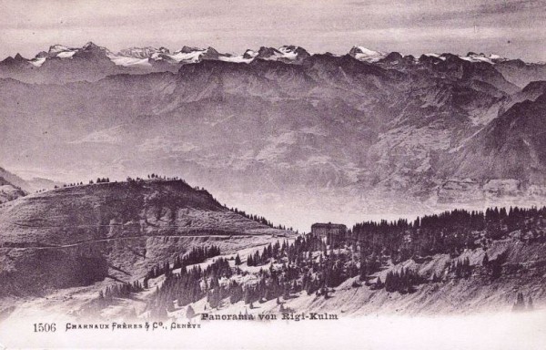 Panorama von Rigi-Kulm