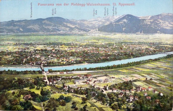 Panorama von der Meldegg-Walzenhausen