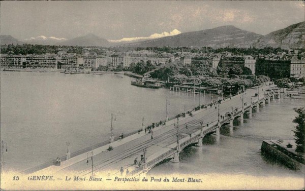 Genève - Le Mont Blanc Vorderseite