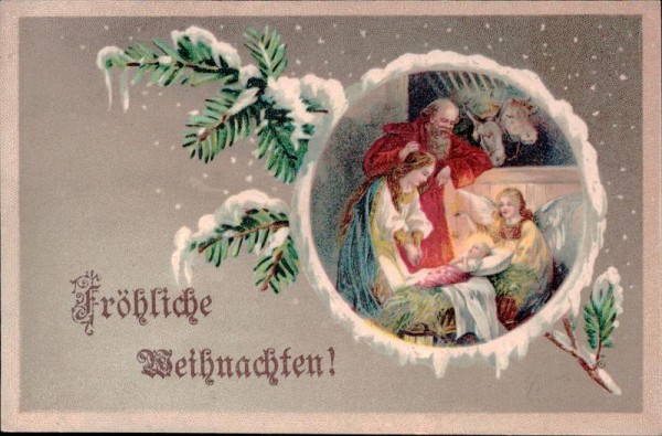 Fröhliche Weihnachten Vorderseite