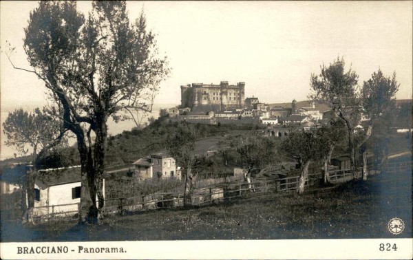 Bracciano - Panorama. Vorderseite