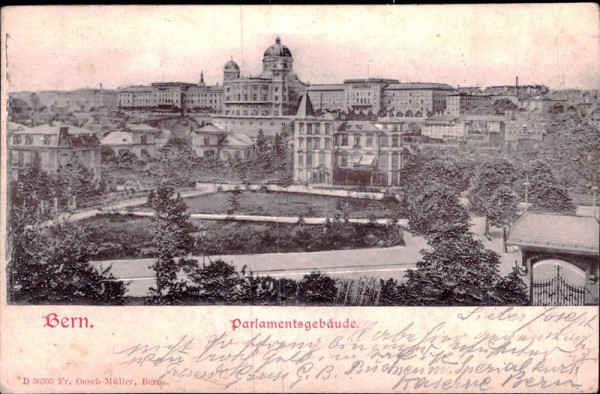 Bern, Parlamentsgebäude Vorderseite