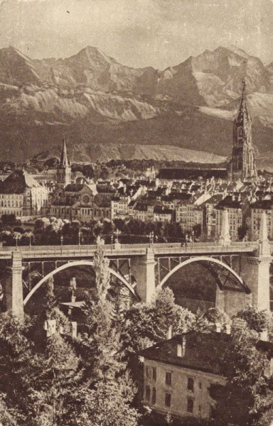 Bern - Blick auf die Alpen