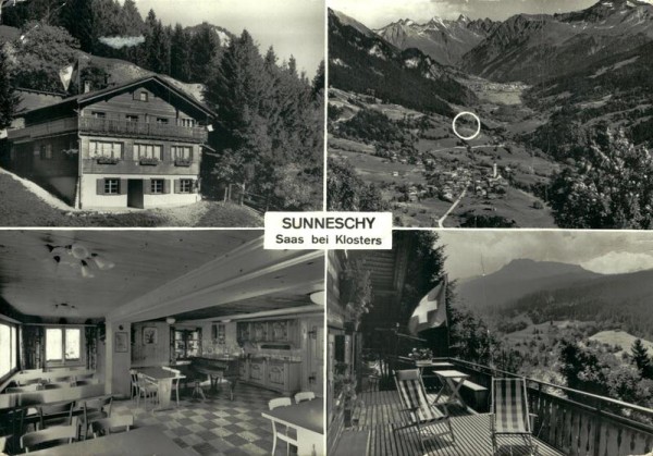 Sunneschy Saas bei Klosters Vorderseite