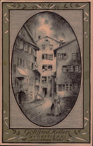 Bundesfeier-Postkarte 1919 Vorderseite
