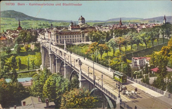 Bern Kornhausbrücke und Stadttheater