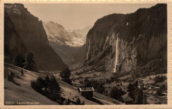 Lauterbrunnen. 1919 Vorderseite
