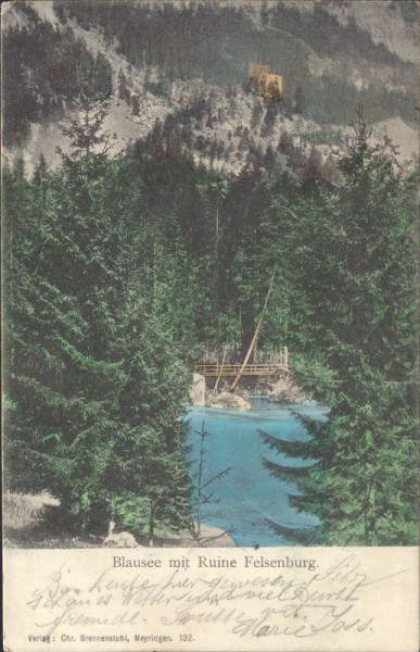 Blausee mit Ruine Felsenburg