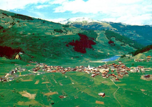 Breil-Brigels GR - Flugaufnahmen Vorderseite