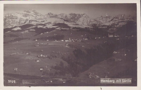 Hemberg mit Säntis