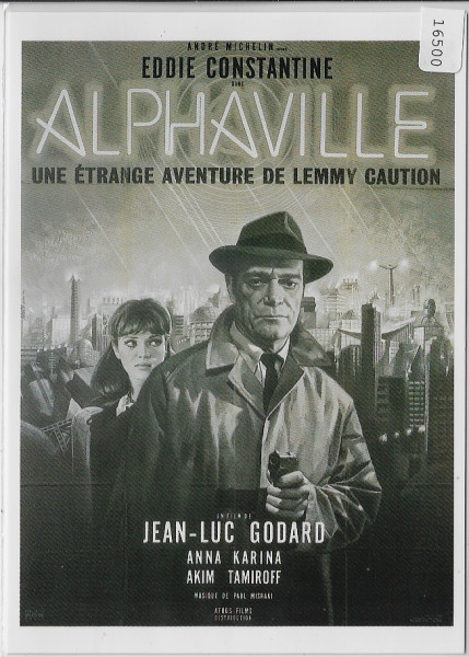 Alphaville Eddie Constantine Jean-Luc Godard F 1965