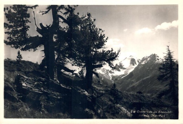 Piz Quattervals im Cluozatal Vorderseite