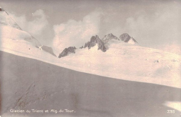 Glacier du Trient et Aig. du Tour Vorderseite