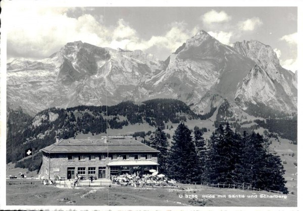 Iltios mit Säntis und Schafberg Vorderseite