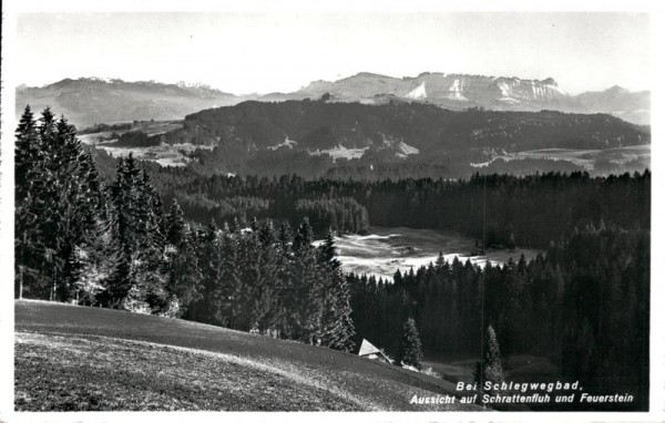 Bei Schlegwegbad, Aussicht auf Schrattenfluh und Feuerstein Vorderseite