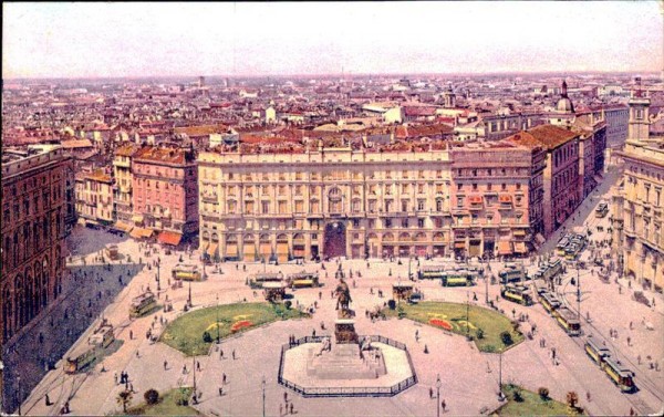 Milano - Piazza del Duomo e panorama della città Vorderseite