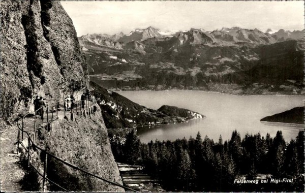 Rigi First, Felsenweg Vorderseite