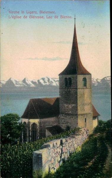 Kirche in Ligerz Vorderseite