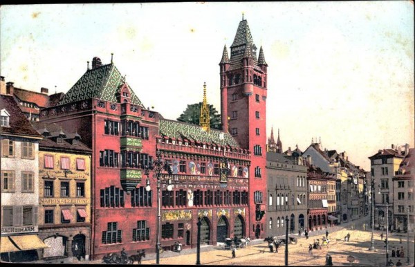 Basel. Rathaus Vorderseite