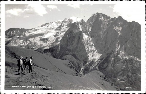 Marmolata (3340 m) Vorderseite