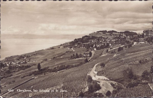 Chexbres, lac Léman et le Jura