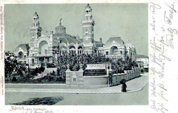 Zürich, Die Tonhalle Vorderseite