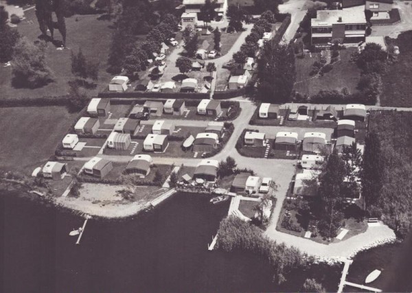 Camping Lido, Rapperswil SG  -  Flugaufnahmen Vorderseite