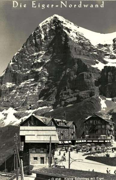 Die Eiger-Nordwand Vorderseite
