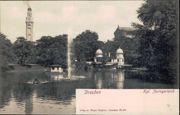 Dresden - Zwingerteich Vorderseite