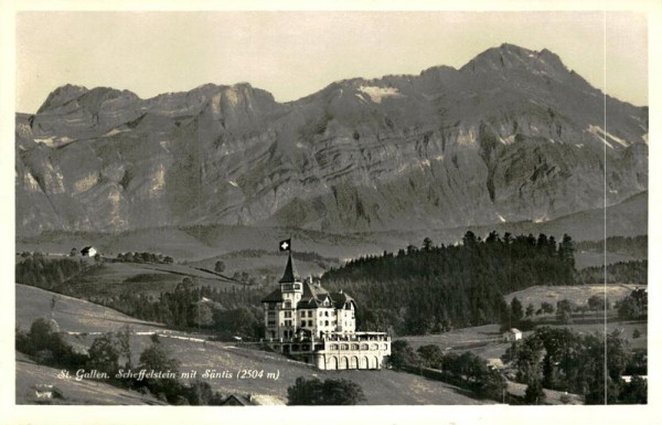 St.Gallen mit Säntis Vorderseite