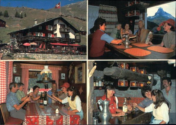 Findeln, Restaurant Alpenheim Vorderseite