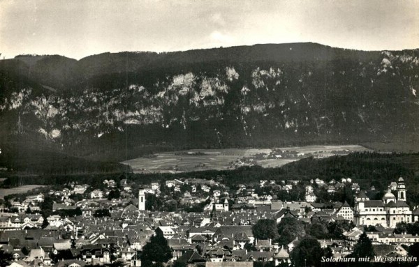 Solothurn mit Weissenstein Vorderseite