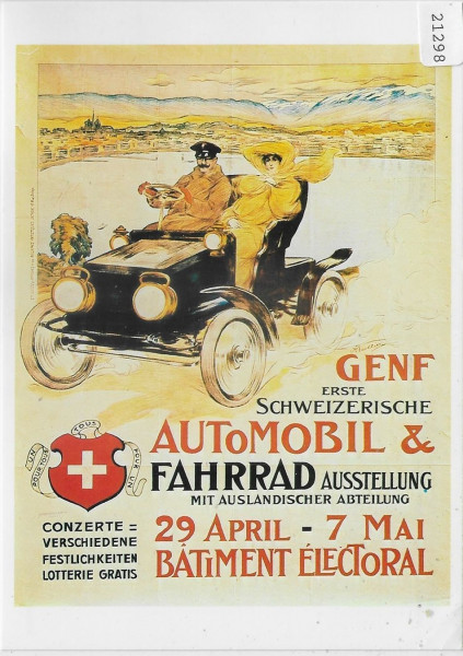 Geneve Automobil & Fahrrad Ausstellung - Repro